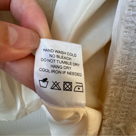 Lovers + Friends x Because I’m Addicted REVOLVE Tweed Stud Jacket Cream ASO - Picture 7 of 14